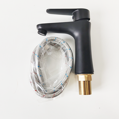 mv8302 Black Bathroom Faucet Single Hole Bathroom Sink Faucet Single Handle Vanity Basin Faucet Modern Farmhouse RV Mixer Tap - Beijing Minwei International Technology Co., Ltd.