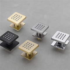 Black 2-Inch Round Brass/Copper Massage Body Spray Jets: Luxury Shower Experience with Massage Spa Sprays-mv924 - Beijing Minwei International Technology Co., Ltd.