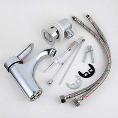 Zinc basin faucet
