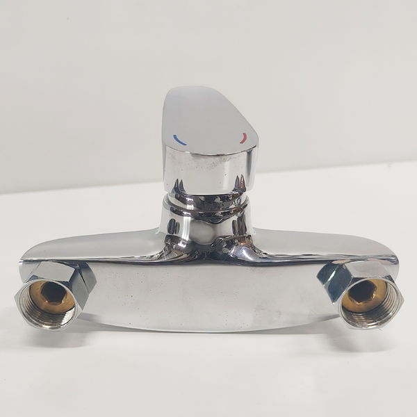 Shower Faucet Brass Chrome Finish with Showerhead and Hose Minwei Curved Round Dual Water Modes Spout Mixer - MV24011 - Beijing Minwei International Technology Co., Ltd.