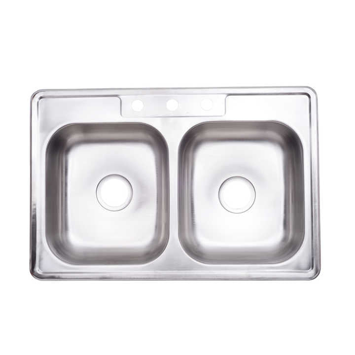 Double bowl sink