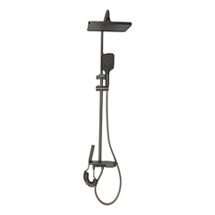 black shower set