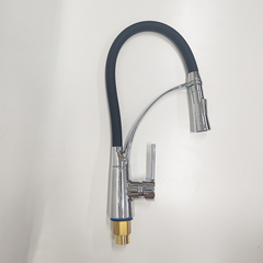 Minwei Luxury Polished Thermostatic Pull-Out Kitchen Faucet with 360-Degree Rotatable Rubber Hose for Enhanced Aesthetics-mv8705 - Beijing Minwei International Technology Co., Ltd.