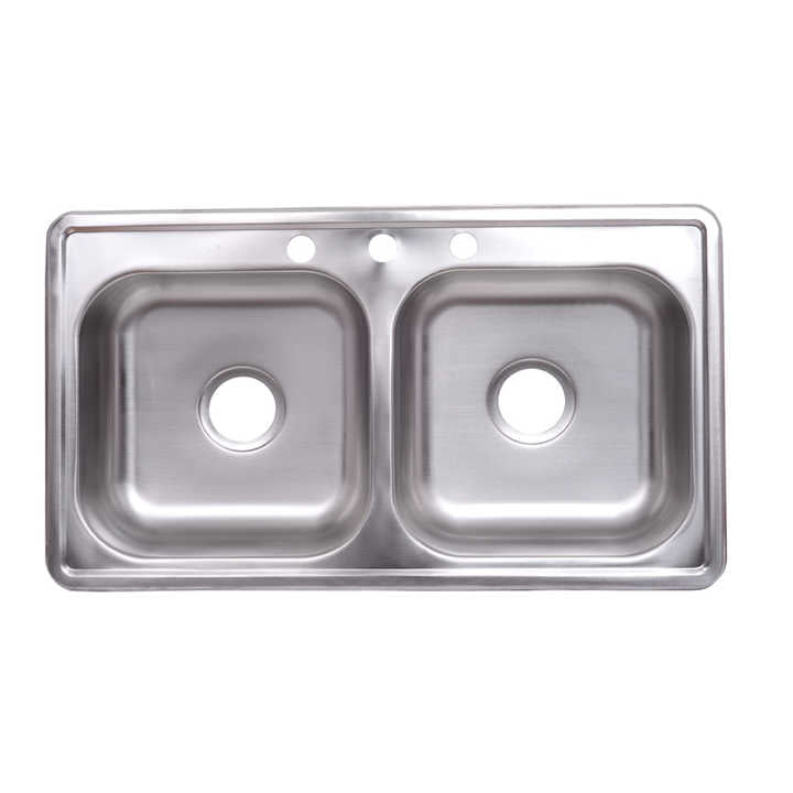 Double bowl sink