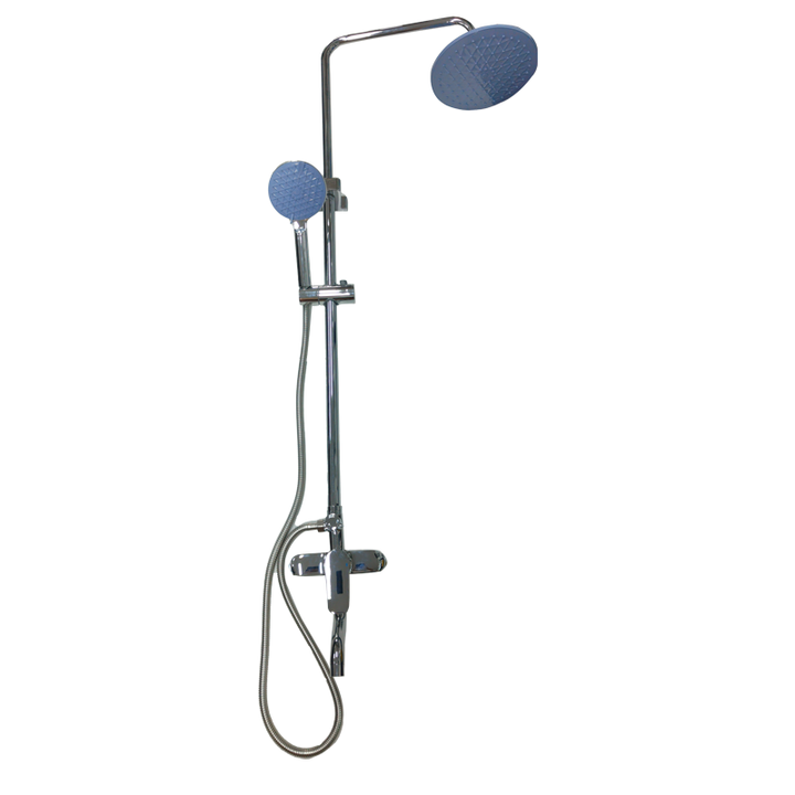 chrome shower set