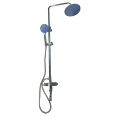 chrome shower set
