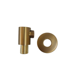 Water Outlet Shower Elbow Single-Handle Brass Chrome Wall-Mounted Polished Brass Bathroom Hardware with Shower Hose Elbow-mv335 - Beijing Minwei International Technology Co., Ltd.