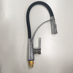 Minwei Luxury Polished Thermostatic Pull-Out Kitchen Faucet with 360-Degree Rotatable Rubber Hose for Enhanced Aesthetics-mv8705 - Beijing Minwei International Technology Co., Ltd.