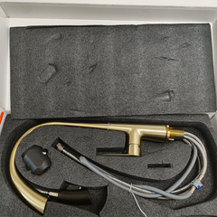 gold kitchen pull out faucet